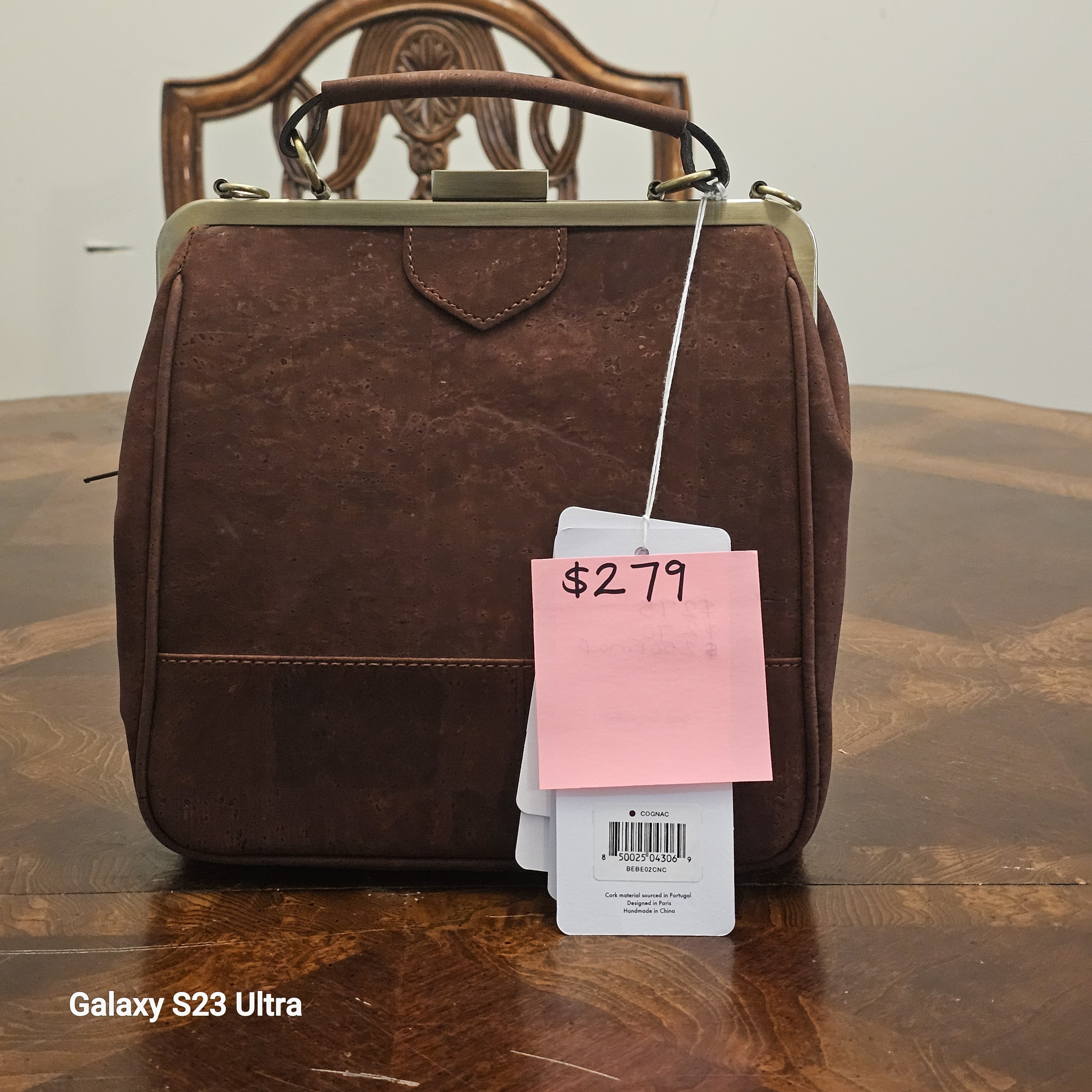 Sophisticated Brown Leather Women's Briefcase